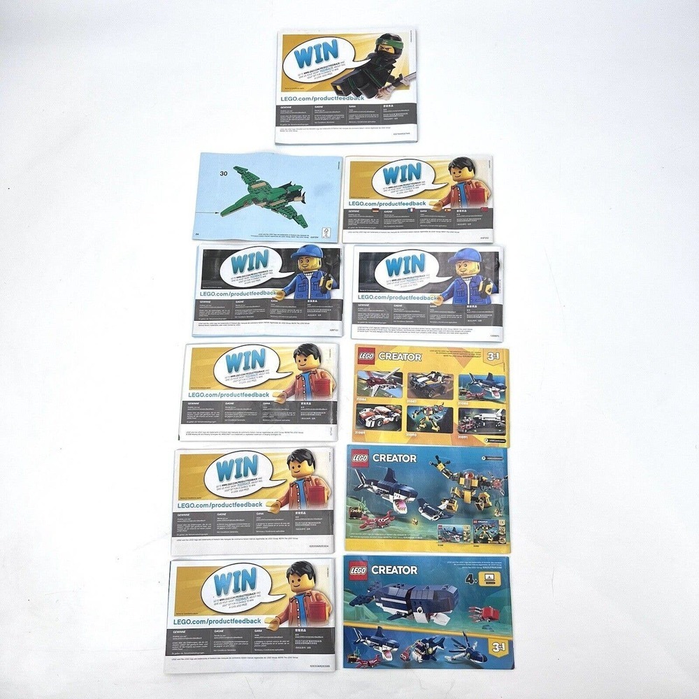 LEGO Creator 31058 31090 31088 75891 71704 Booklets INSTRUCTIONS MANUALS ONLY - Picture 7 of 9